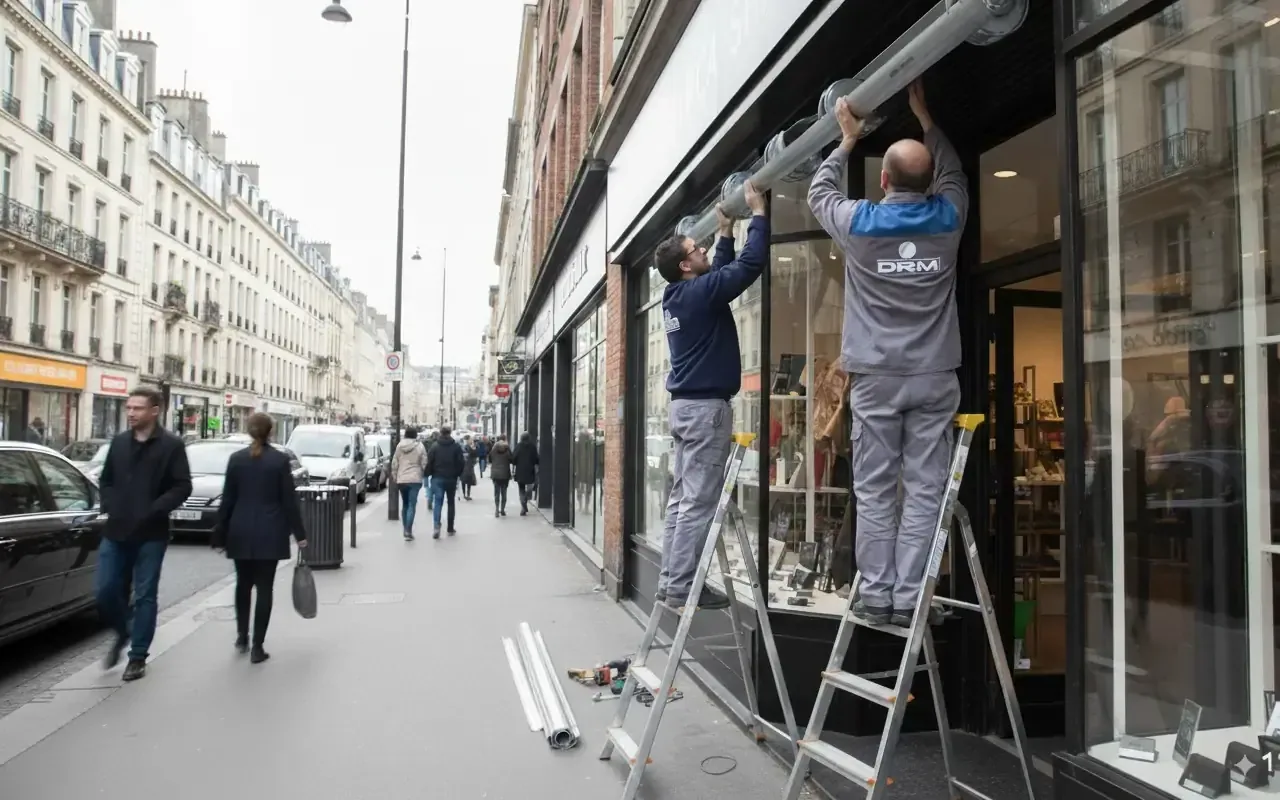 Installation et pose de rideau métallique à Maisons-Alfort