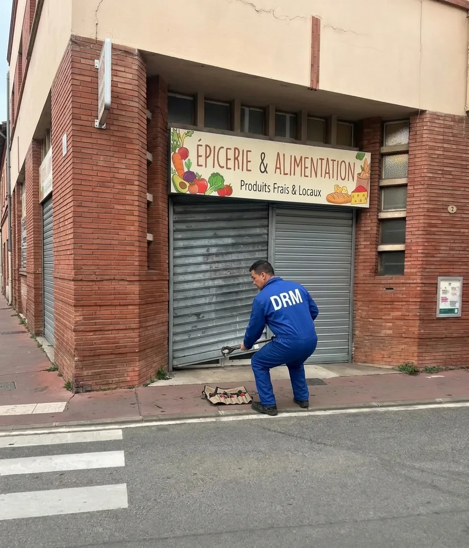 Rideau de boutique débloqué — Rideau métallique à Maisons-Alfort Rideau de boutique débloqué — Rideau métallique à Maisons-Alfort