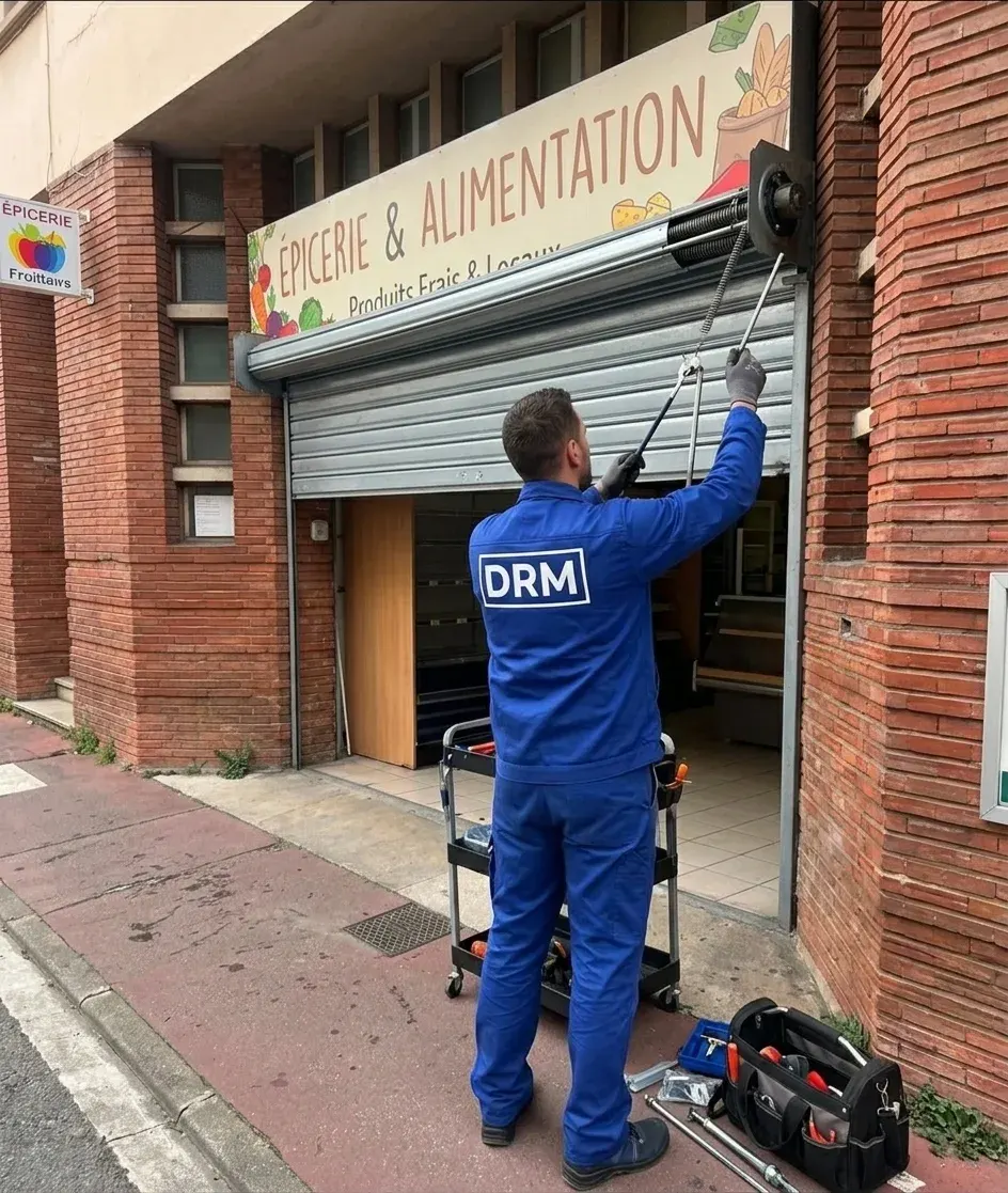 Lames remplacées après un choc — Rideau métallique à Maisons-Alfort Lames remplacées après un choc — Rideau métallique à Maisons-Alfort